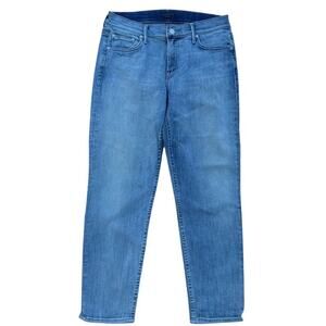 MOTHER Denim The Dropout Clear As Day Jeans Size 25 Boyfriend Jean Light Wash